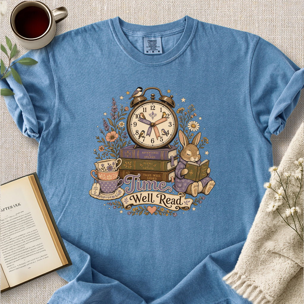 "Time Well Read" Cozy Tee