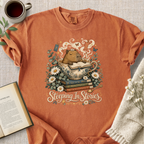 "Steeping In Stories" Cozy Tee