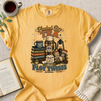"Fueled By Tea And Plot Twists" Cozy Tee