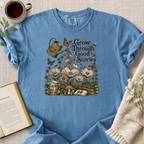 "Grow Through Good Stories" Cozy Tee