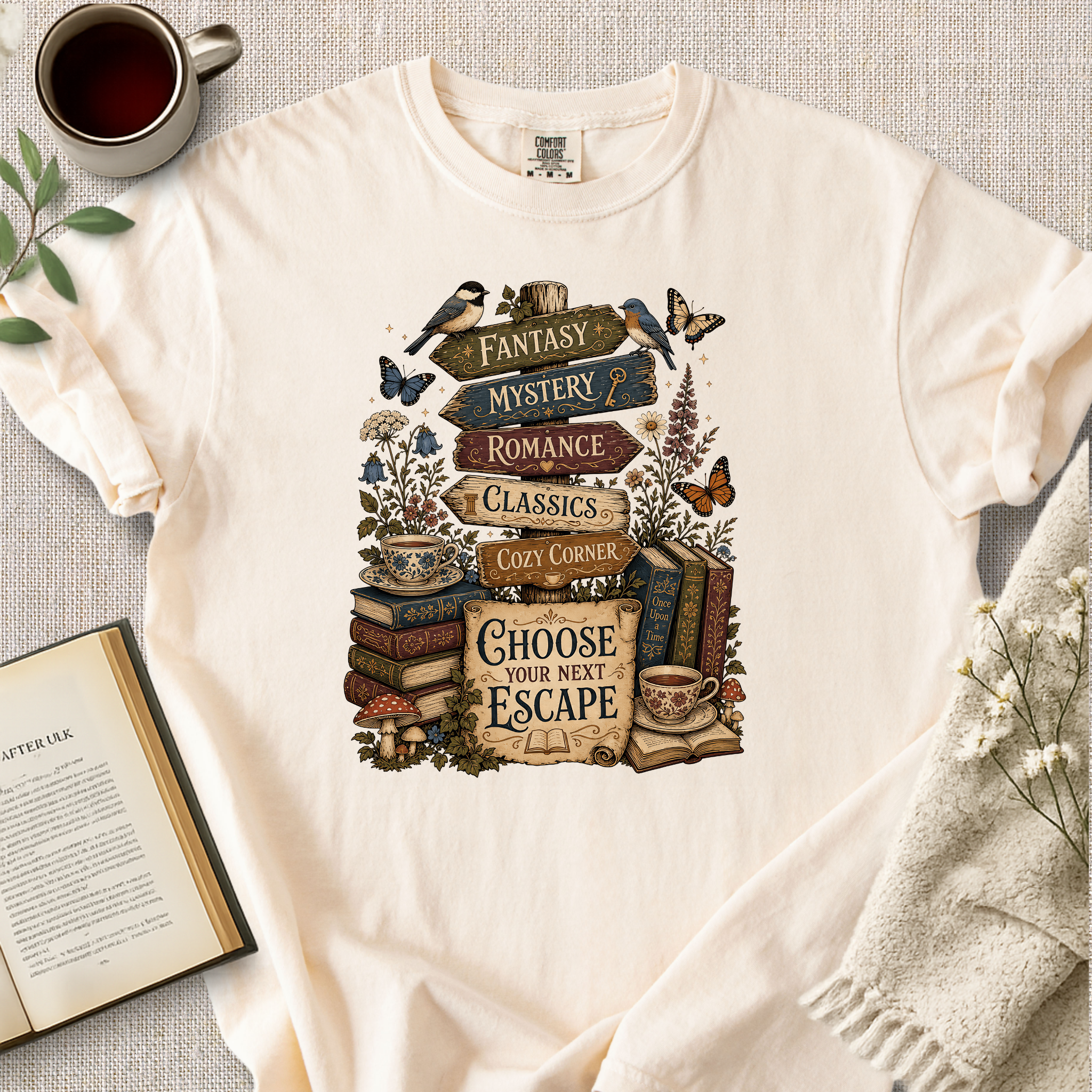 "Choose Your Next Escape" Cozy Tee