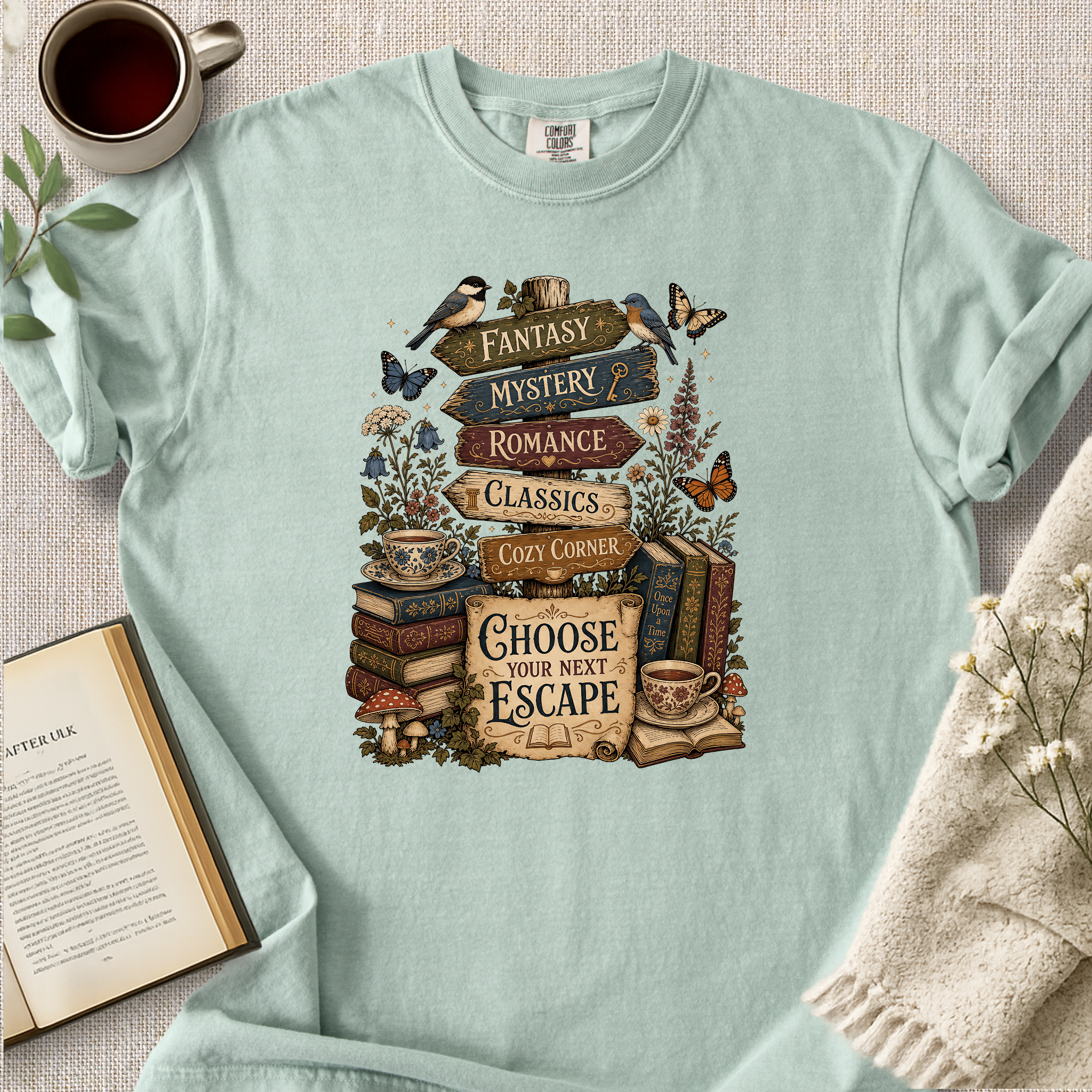 "Choose Your Next Escape" Cozy Tee