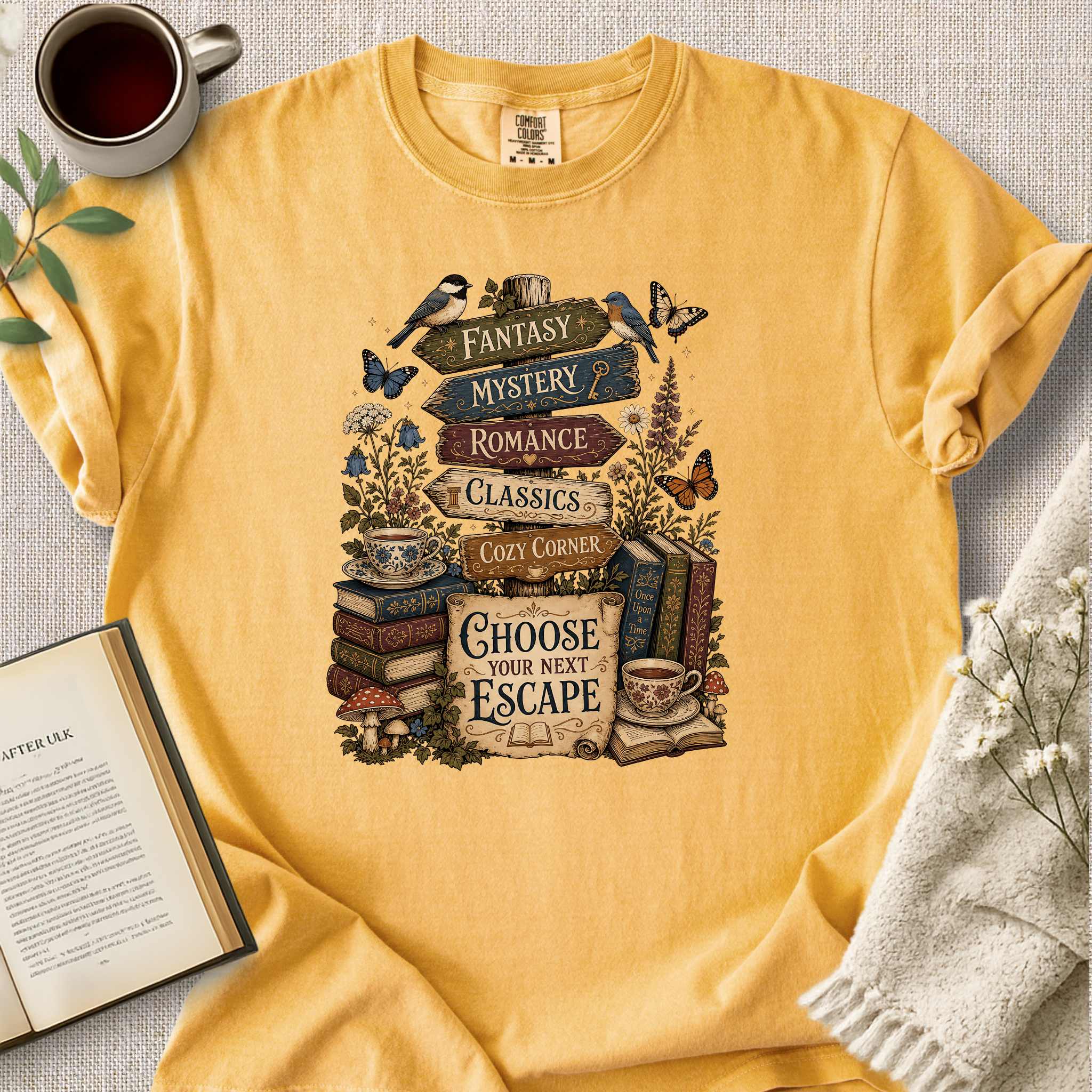 "Choose Your Next Escape" Cozy Tee