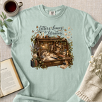 "Letters, Leaves and Literature" Cozy Tee