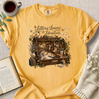 "Letters, Leaves and Literature" Cozy Tee