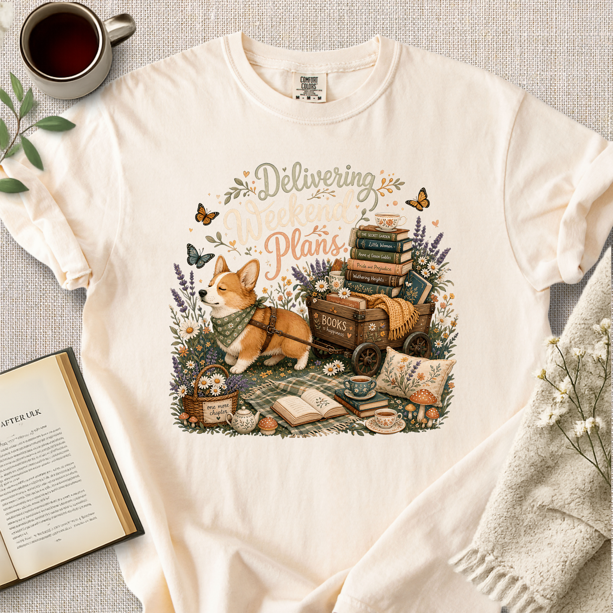 "Delivering Weekend Plans" Cozy Tee