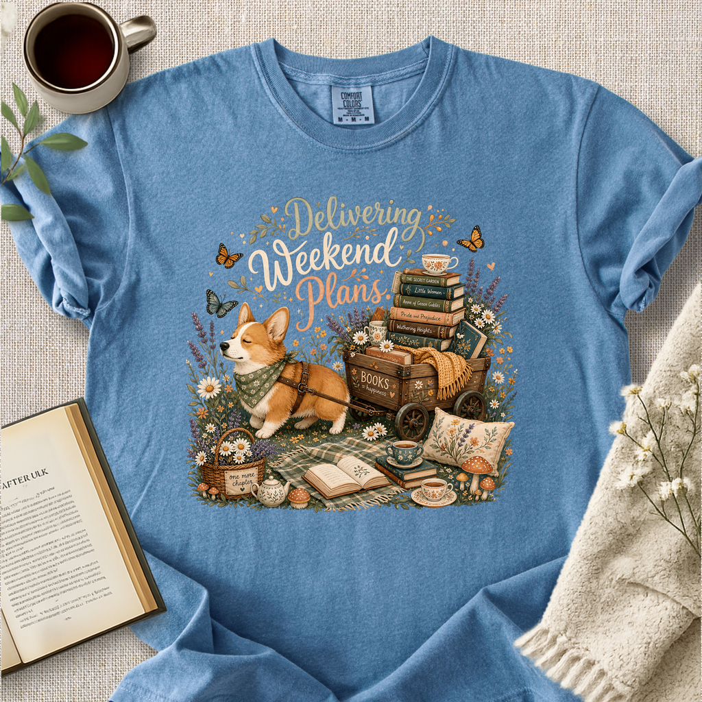 "Delivering Weekend Plans" Cozy Tee