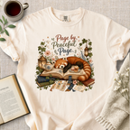"Page By Peaceful Page" Cozy Tee