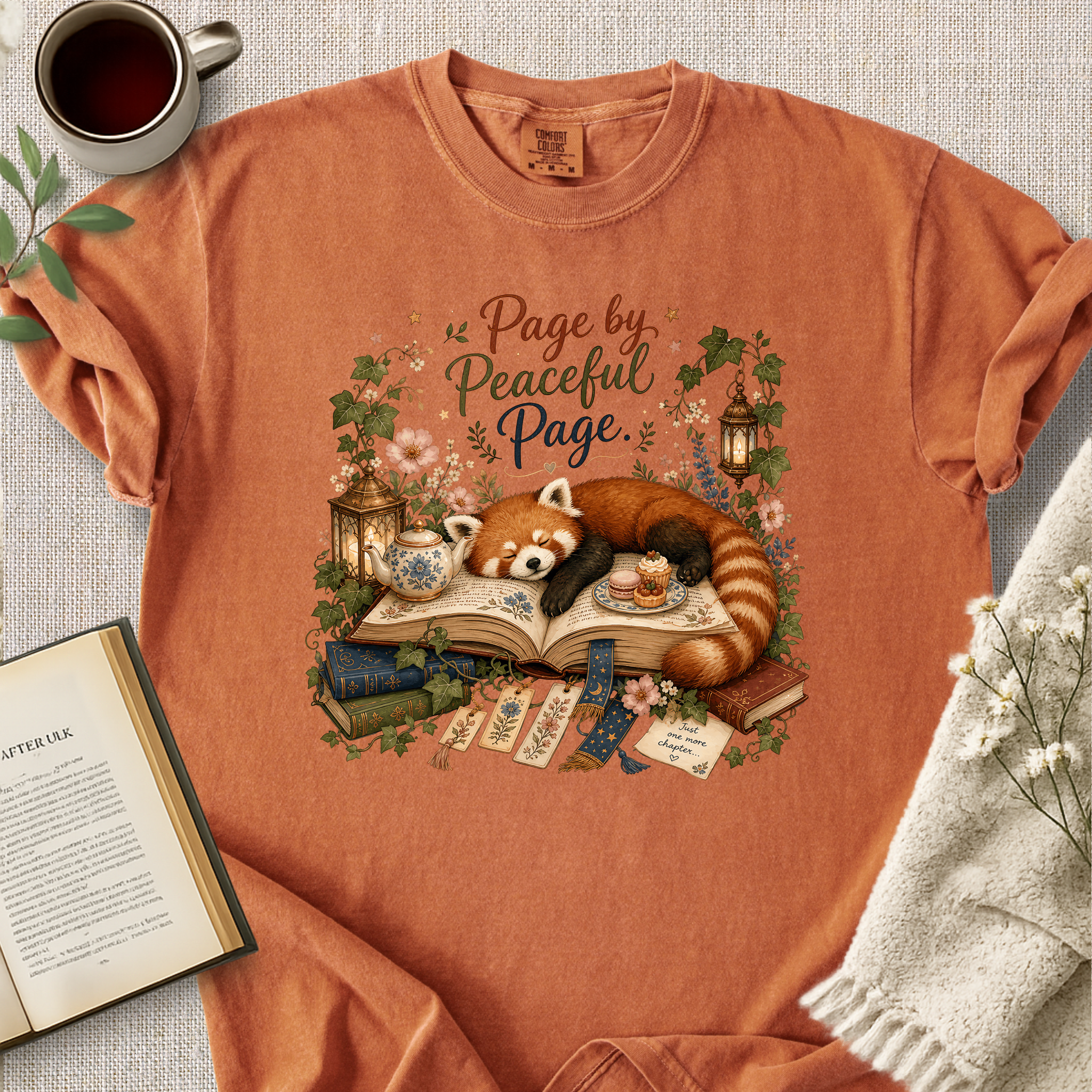 "Page By Peaceful Page" Cozy Tee