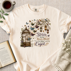 "Stories Were Never Meant To Stay Caged" Cozy Tee