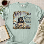 "The Evening Belongs To Readers" Cozy Tee