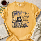 "The Evening Belongs To Readers" Cozy Tee