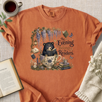 "The Evening Belongs To Readers" Cozy Tee