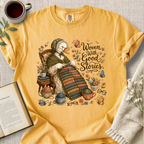 "Woven With Good Stories" Cozy Tee