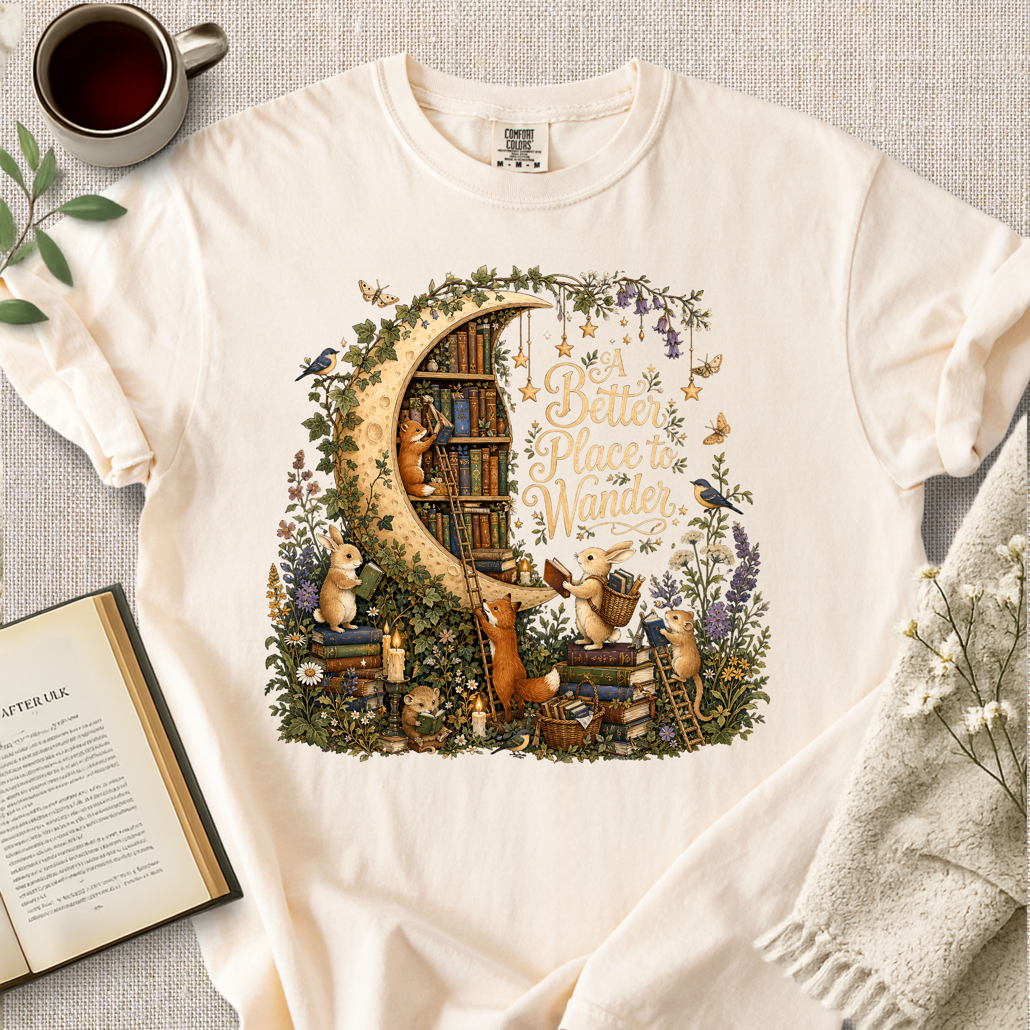 "A Better Place To Wander" Cozy Tee