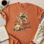 "Steeped In Stories" Cozy Tee
