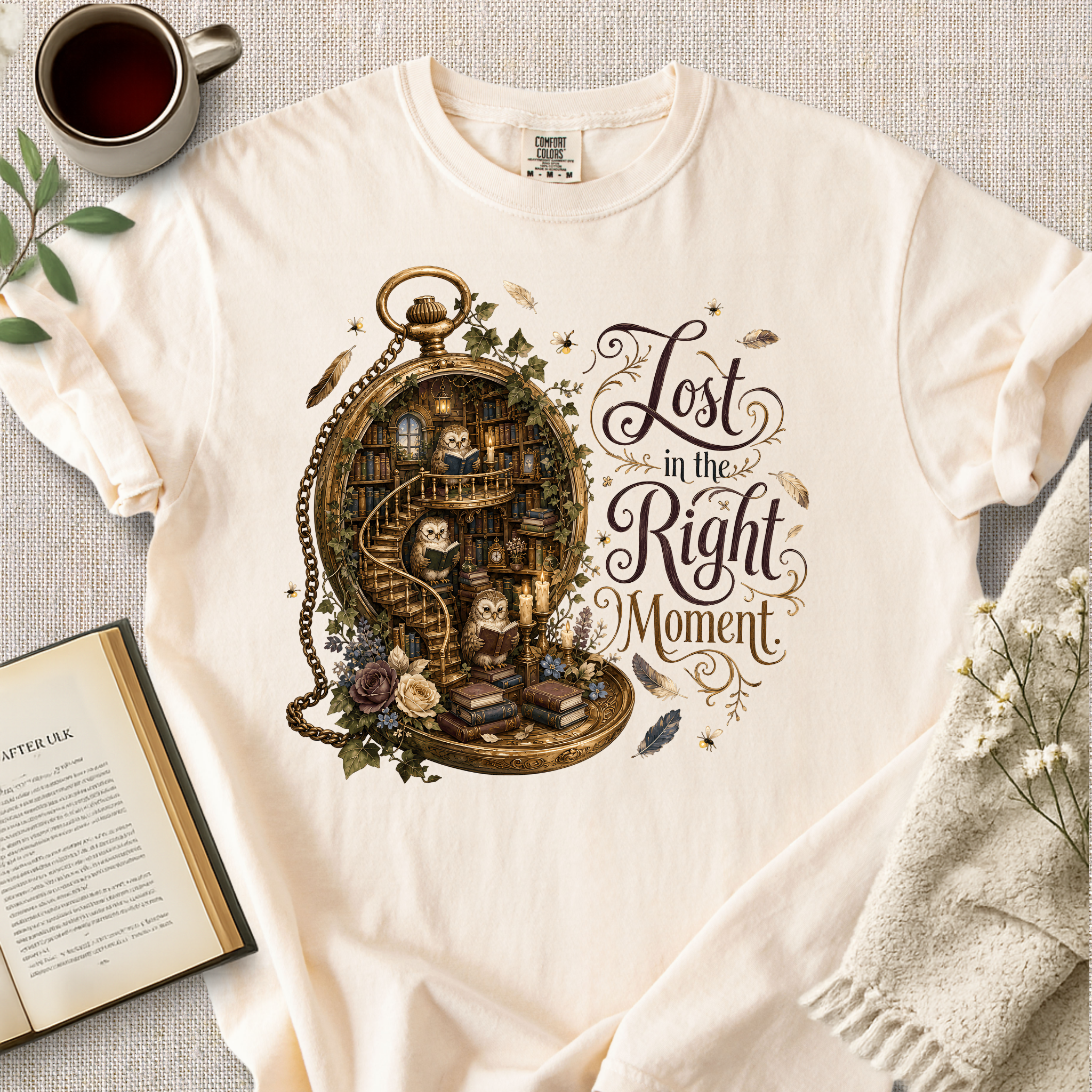 "Lost In The Right Moment" Cozy Tee