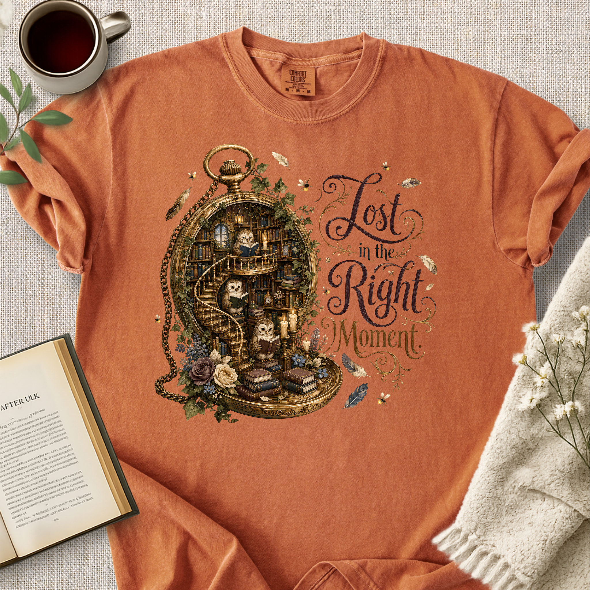 "Lost In The Right Moment" Cozy Tee