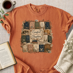 "Comfort Comes In Chapters" Cozy Tee