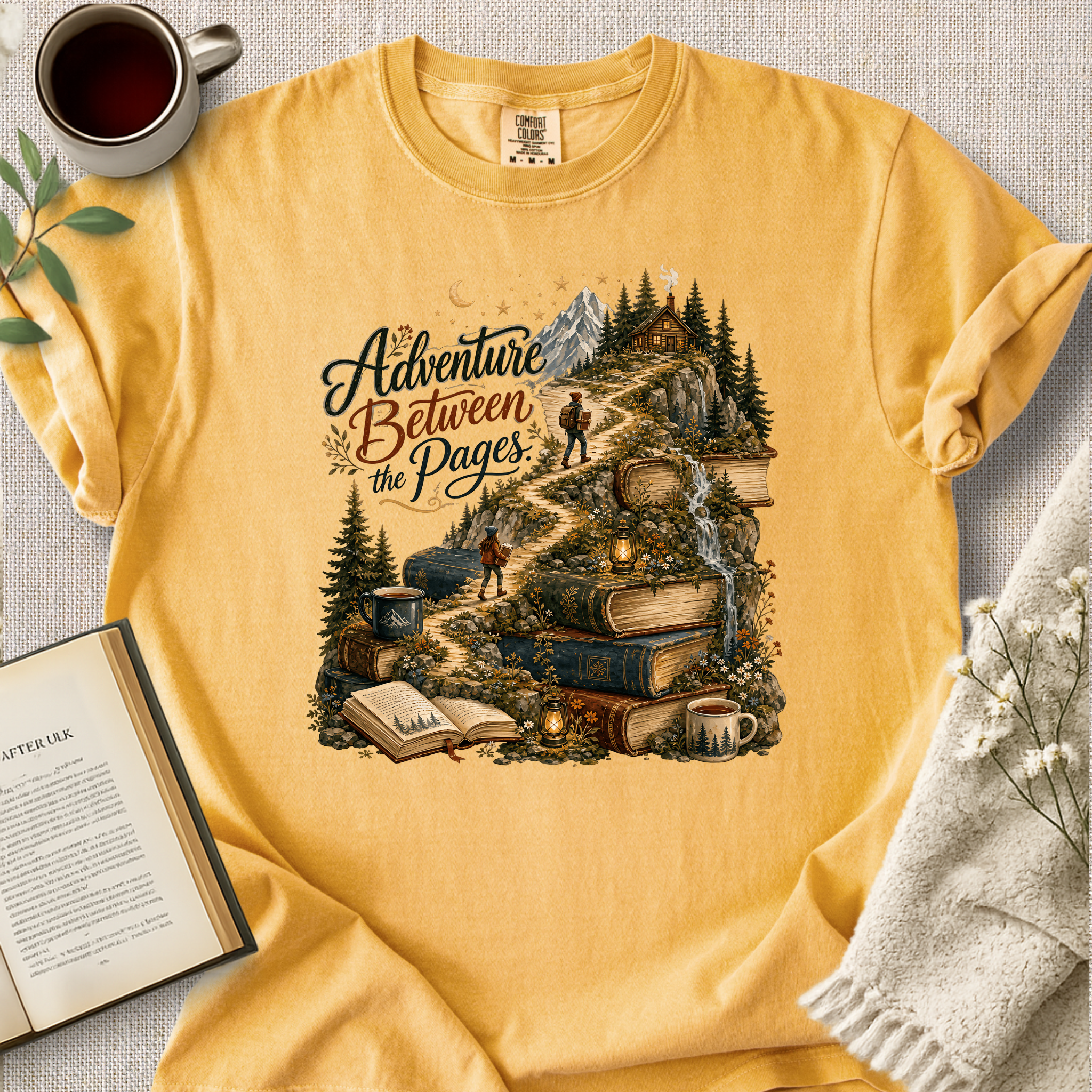 "Adventure Between The Pages" Cozy Tee