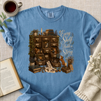 "Every Shelf Holds A Story" Cozy Tee