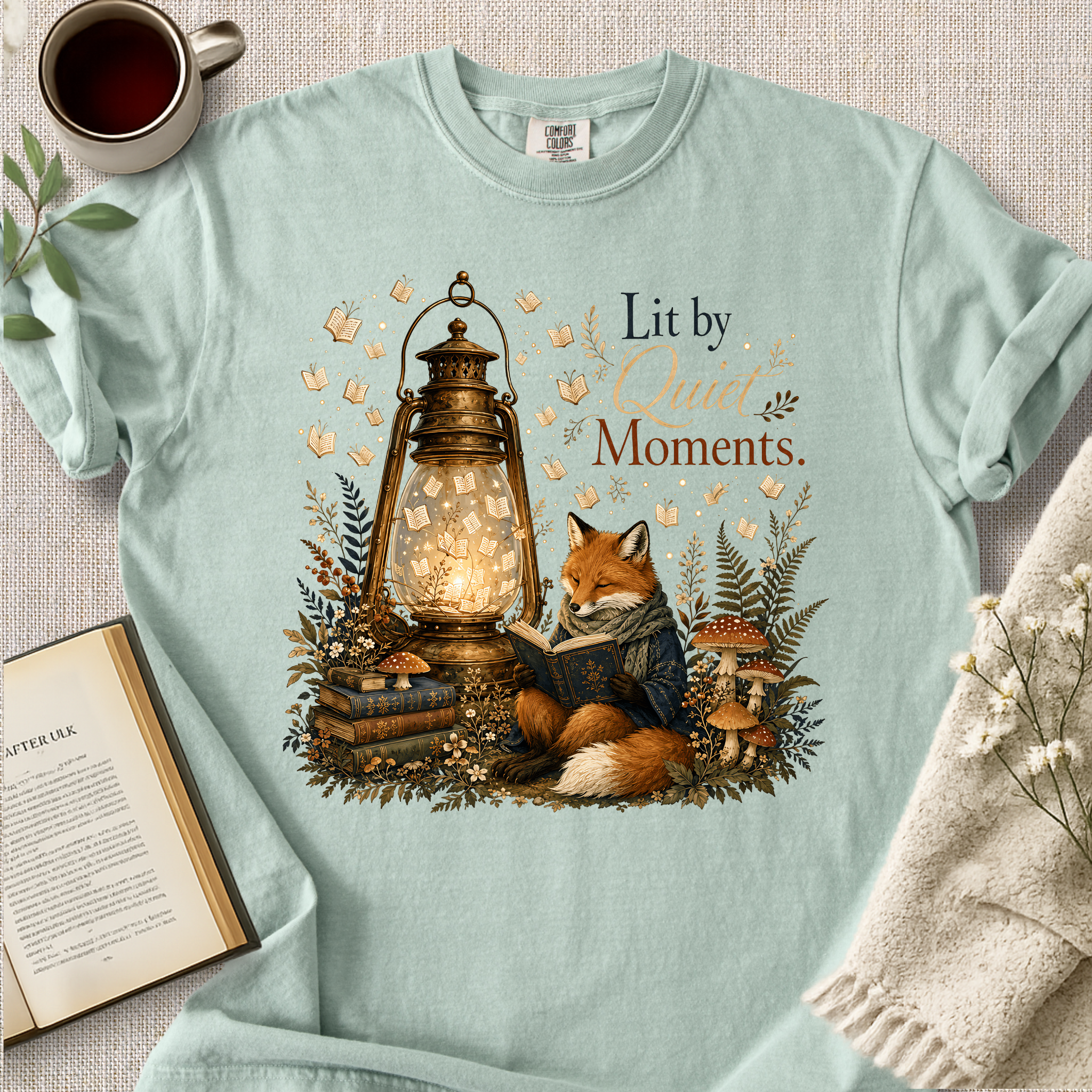 "Lit By Quiet Moments" Cozy Tee
