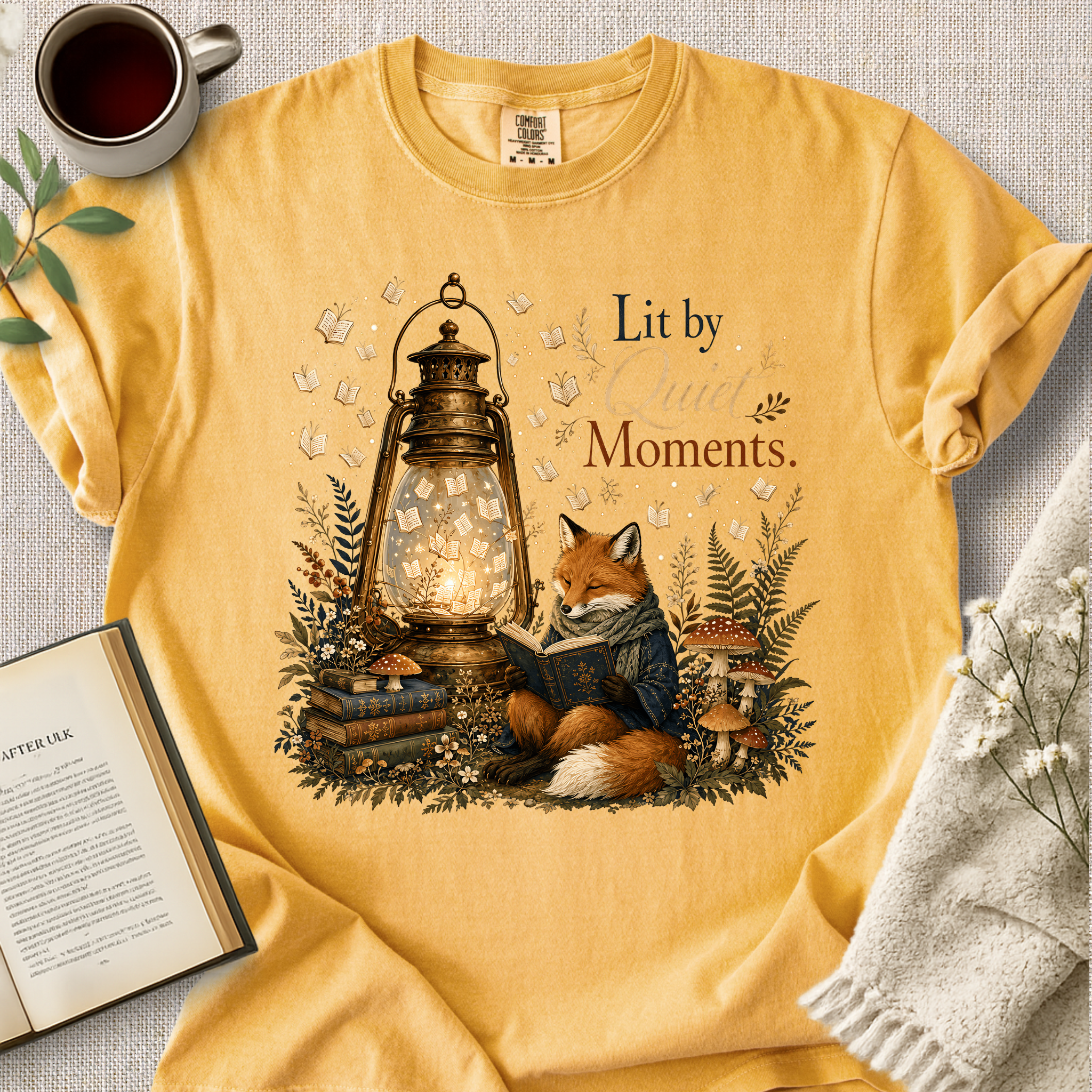 "Lit By Quiet Moments" Cozy Tee