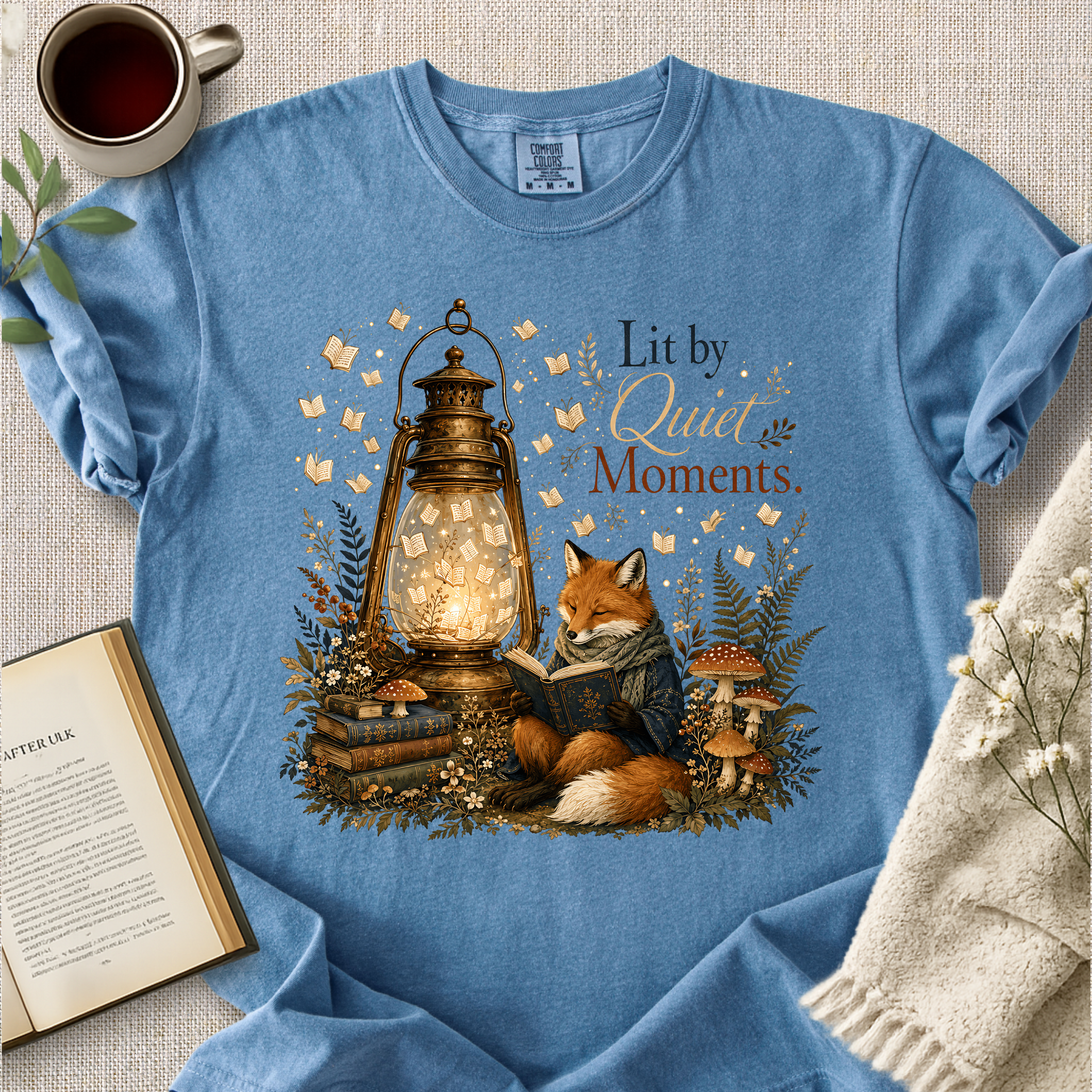 "Lit By Quiet Moments" Cozy Tee