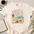 "Happily Lost Between Pages" Cozy Tee