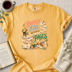 "Happily Lost Between Pages" Cozy Tee