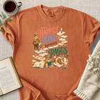 "Happily Lost Between Pages" Cozy Tee