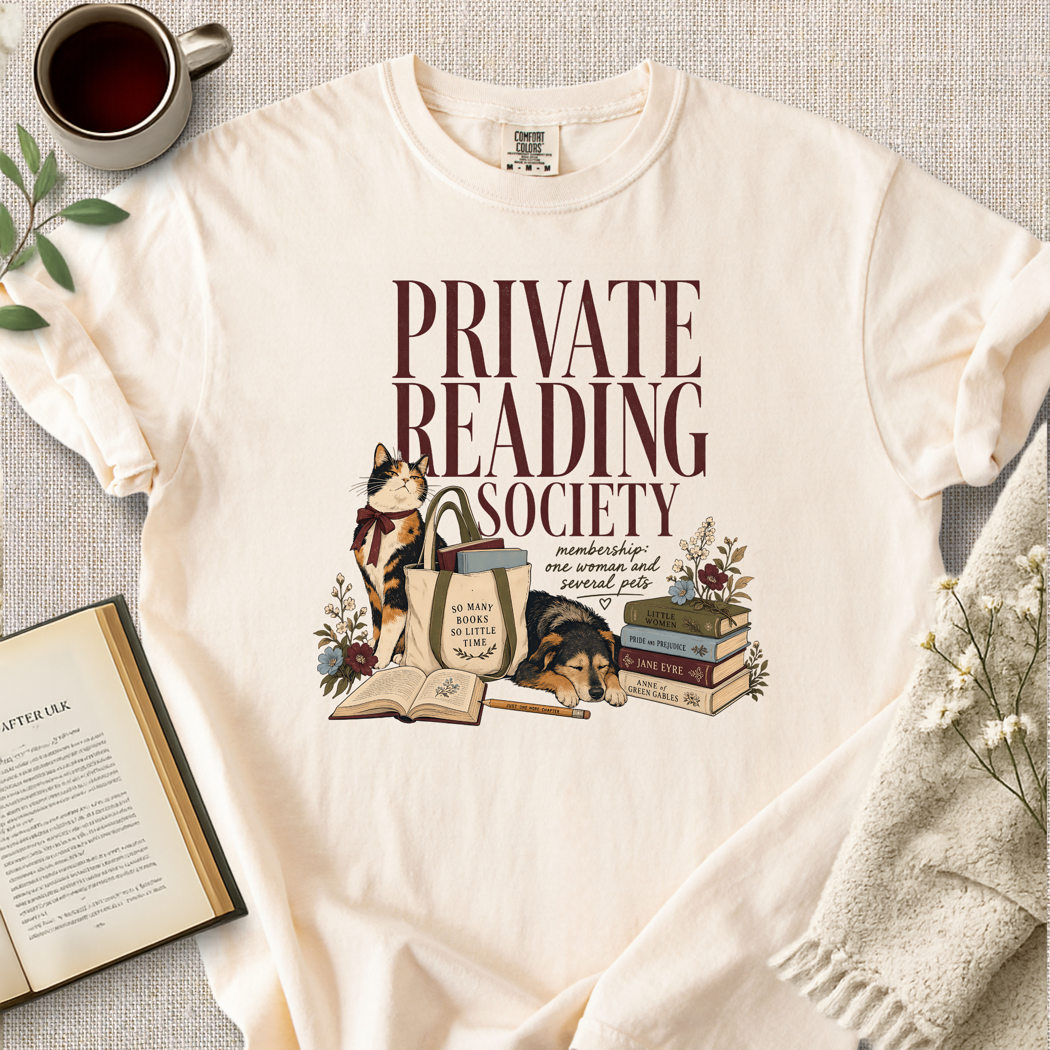 "Private Reading Society" Cozy Tee