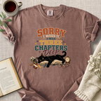 "Sorry I Missed It - Three Chapters Deep." Cozy Tee