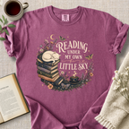 "Reading Under My Own Little Sky" Cozy Tee