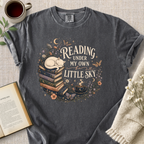 "Reading Under My Own Little Sky" Cozy Tee