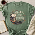 "Reading Under My Own Little Sky" Cozy Tee