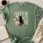 "Solitude Suits Me" Cozy Tee