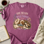"She Reads Where The Wild Things Nap" Cozy Tee