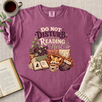 "Do Not Disturb The Reading Nest" Cozy Tee