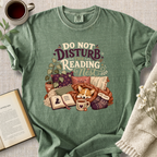 "Do Not Disturb The Reading Nest" Cozy Tee