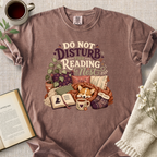"Do Not Disturb The Reading Nest" Cozy Tee