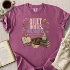 "Quiet Hours, Full Shelves" Cozy Tee