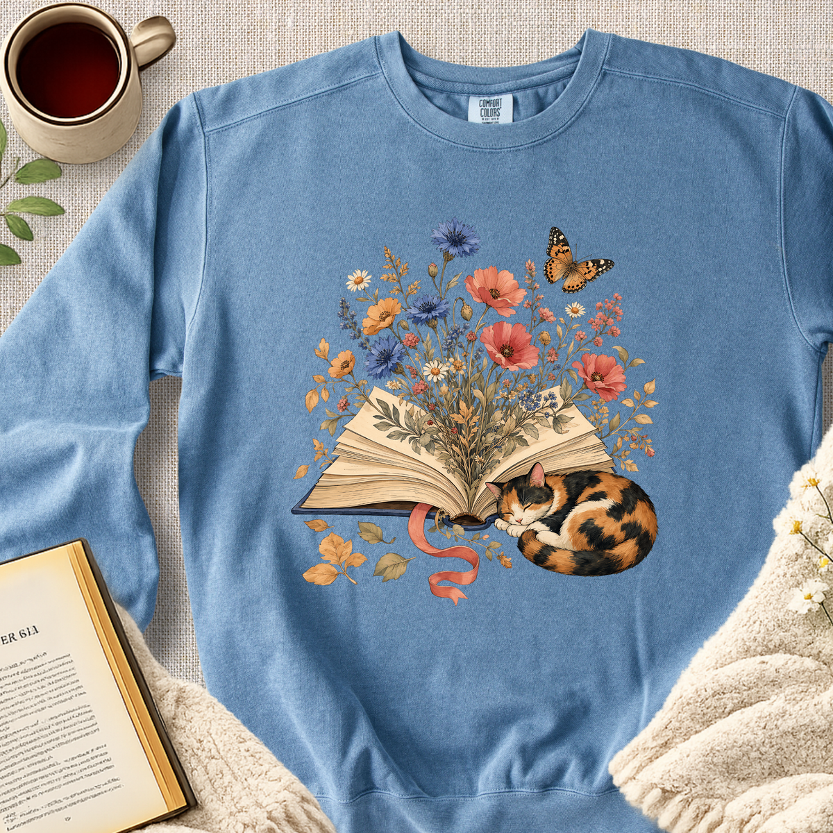 "Peaceful Moments" Garment-Dyed Comfort Sweatshirt