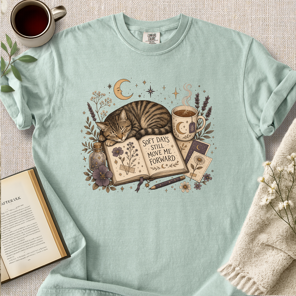 "Soft Days Still Move Me Forward" Cozy Tee