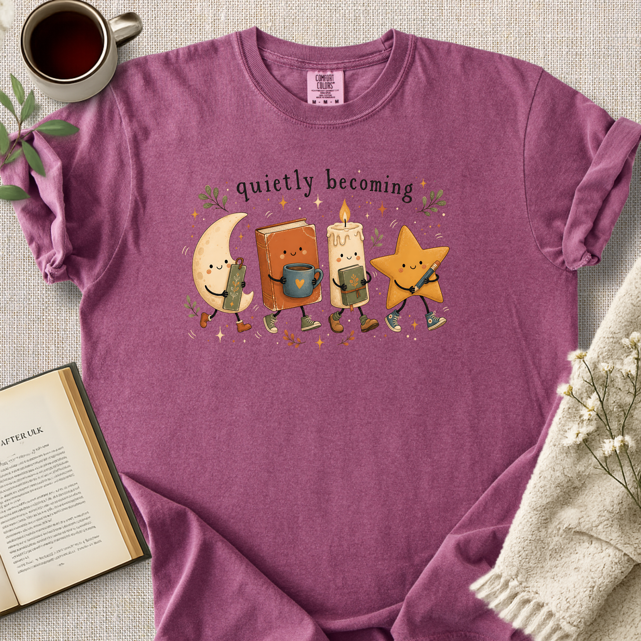 "Quietly Becoming" Cozy Tee