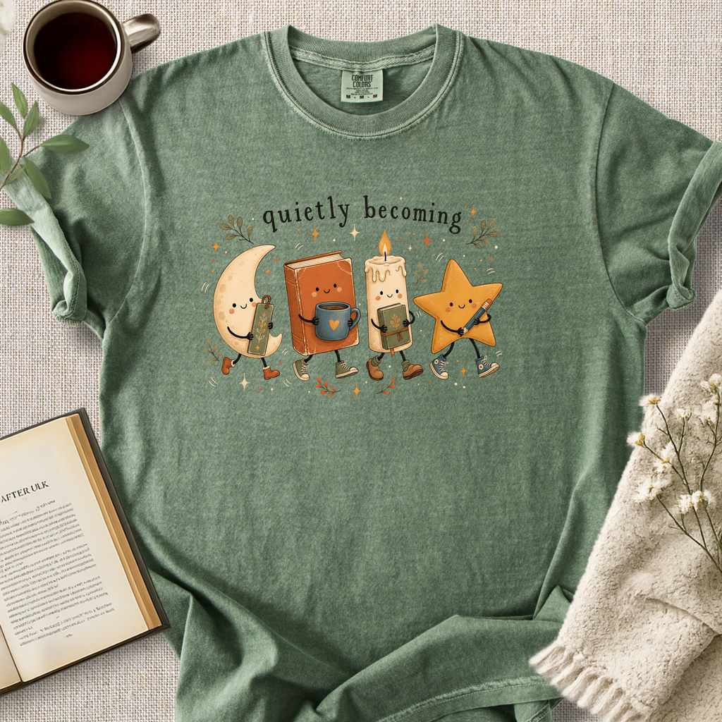 "Quietly Becoming" Cozy Tee