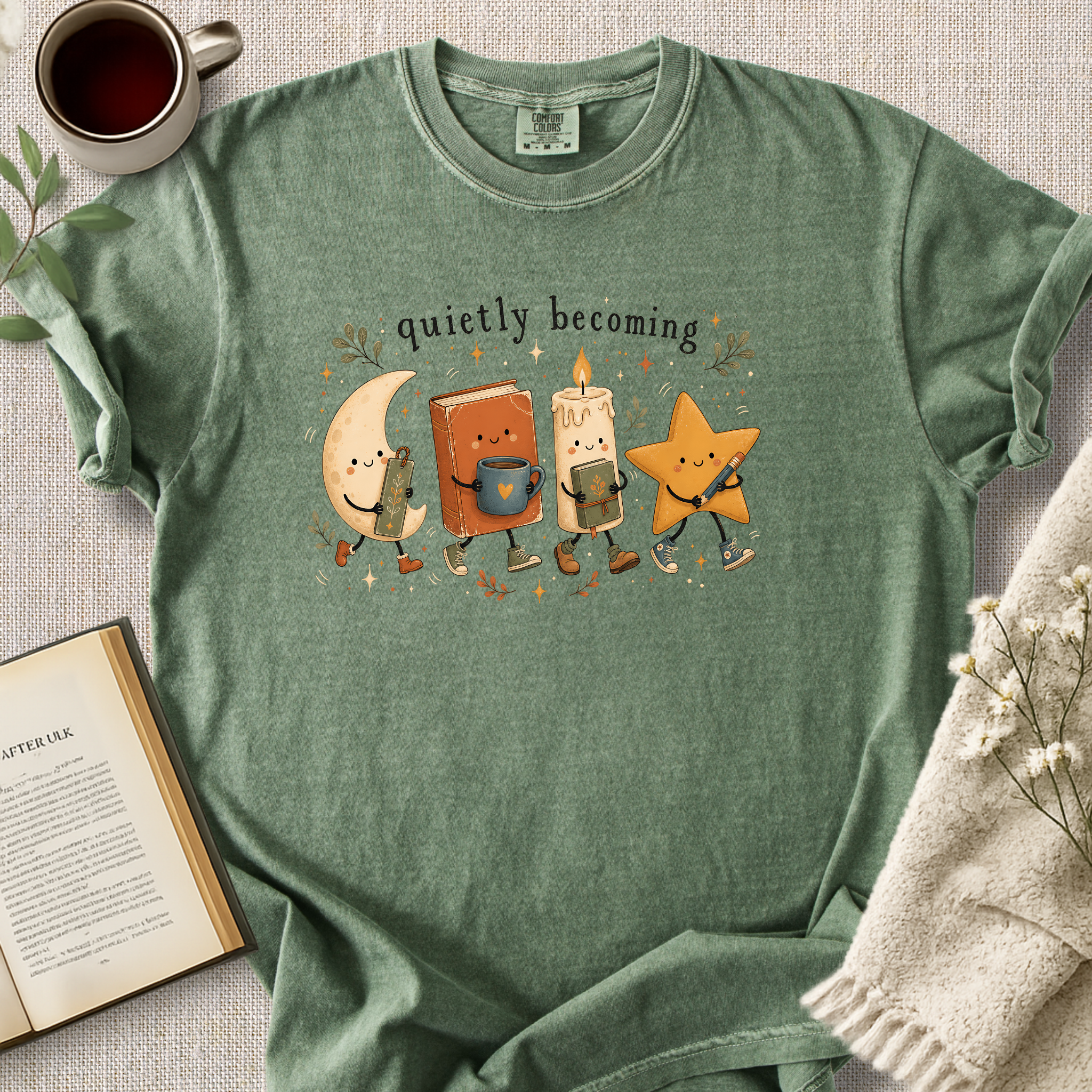 "Quietly Becoming" Cozy Tee