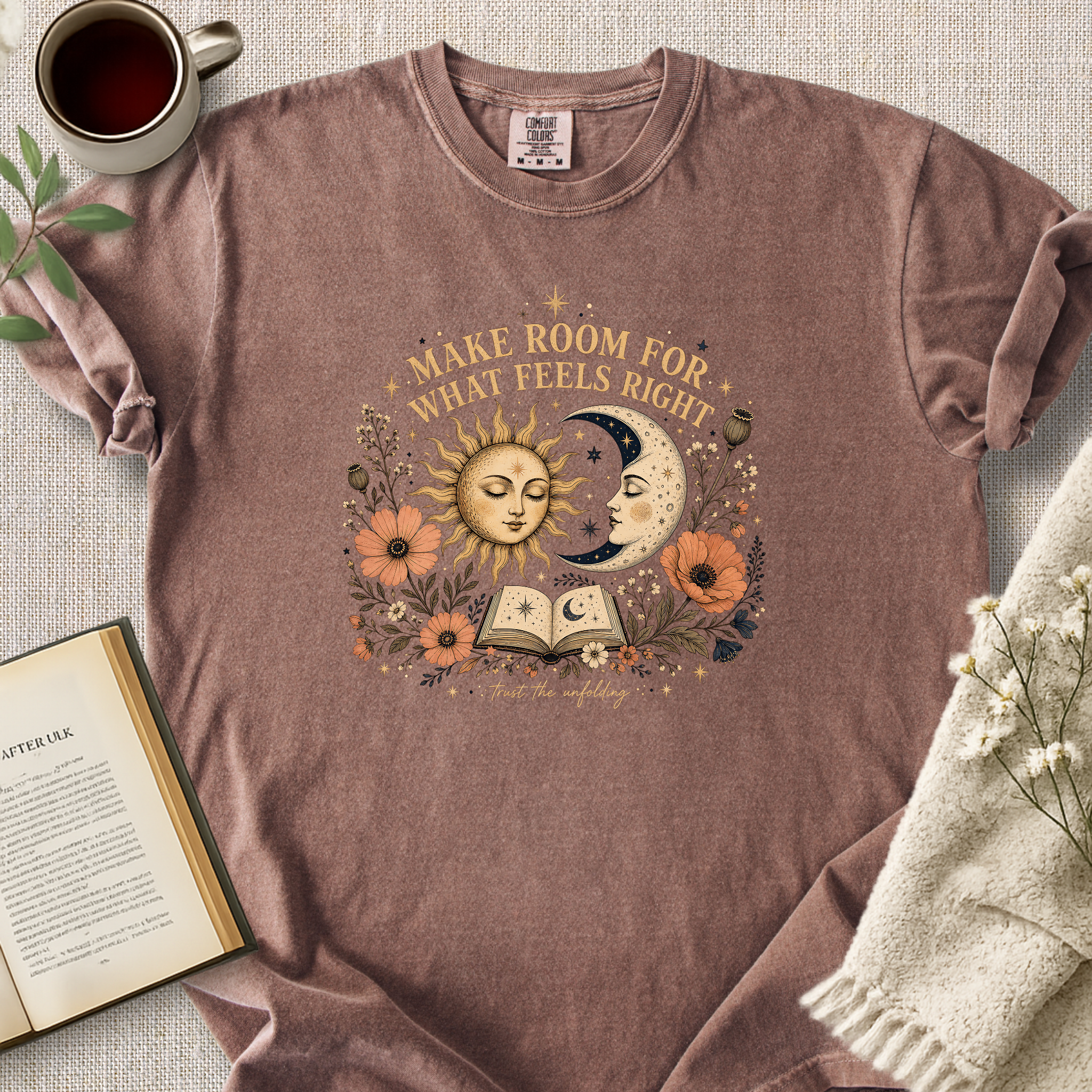 "Make Room For What Feels Right" Cozy Tee