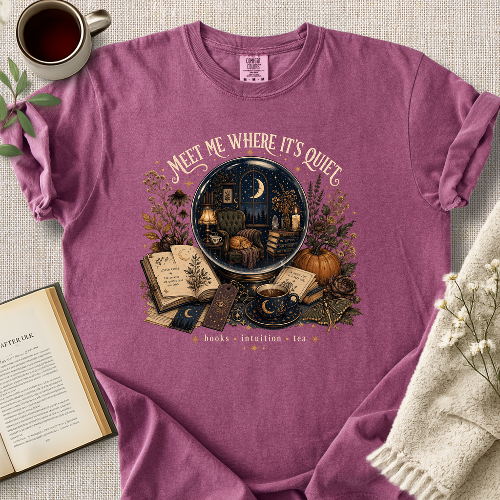 "Meet Me Where It's Quiet" Cozy Tee