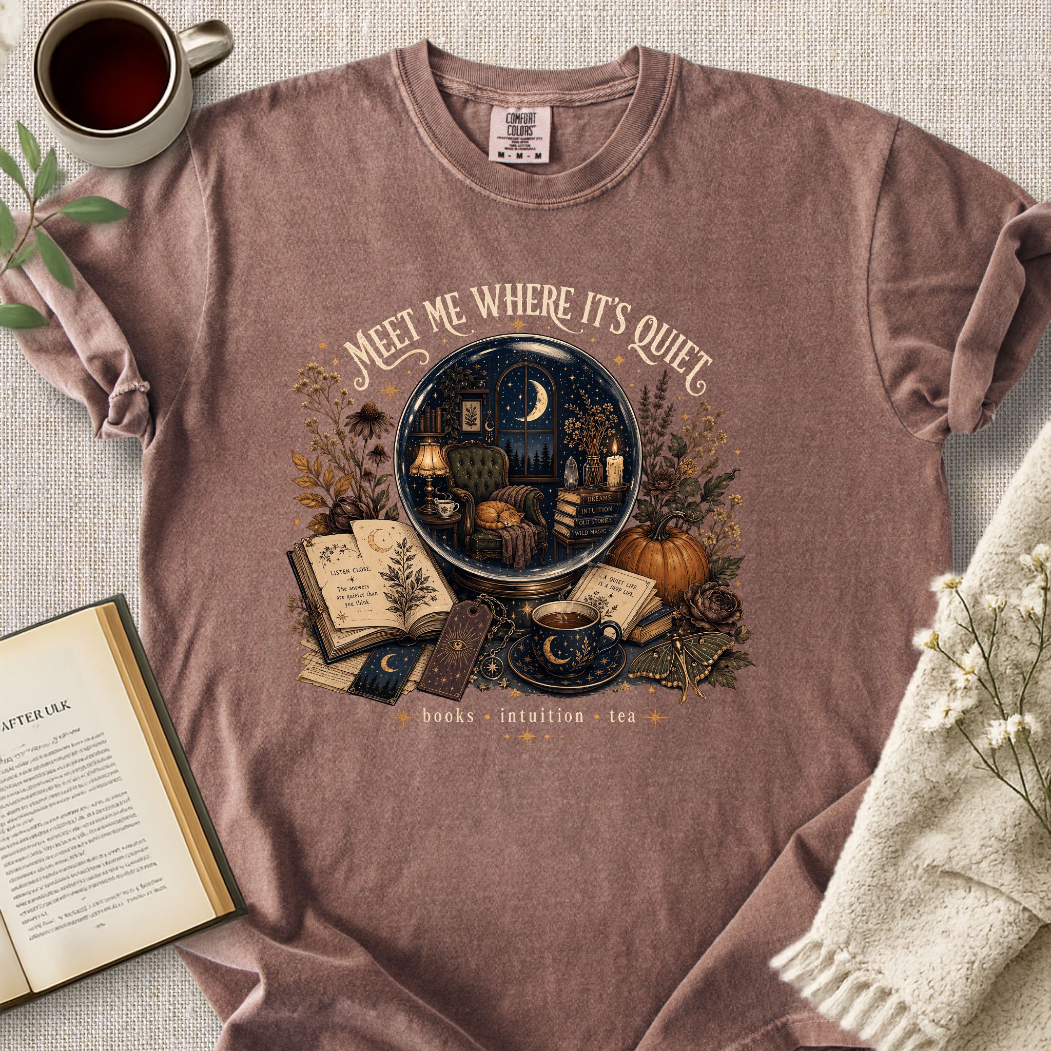 "Meet Me Where It's Quiet" Cozy Tee